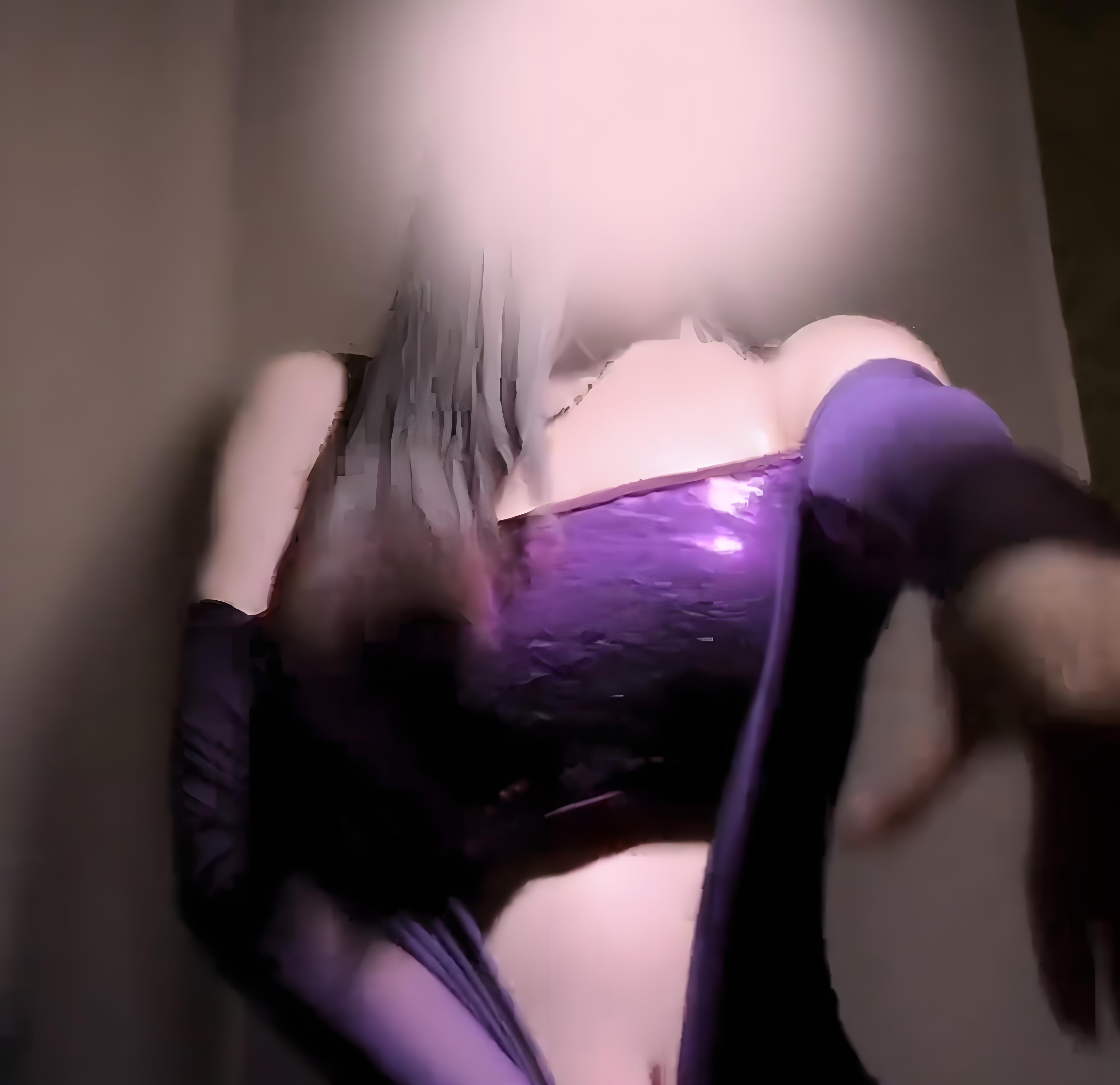 Linᴗn🐰,别眨眼 会变身。紫色御姐风变装氛围感