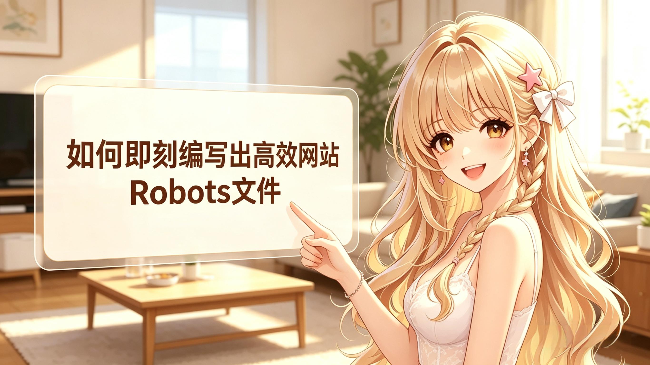 如何即刻编写出高效网站Robots文件-网站优化