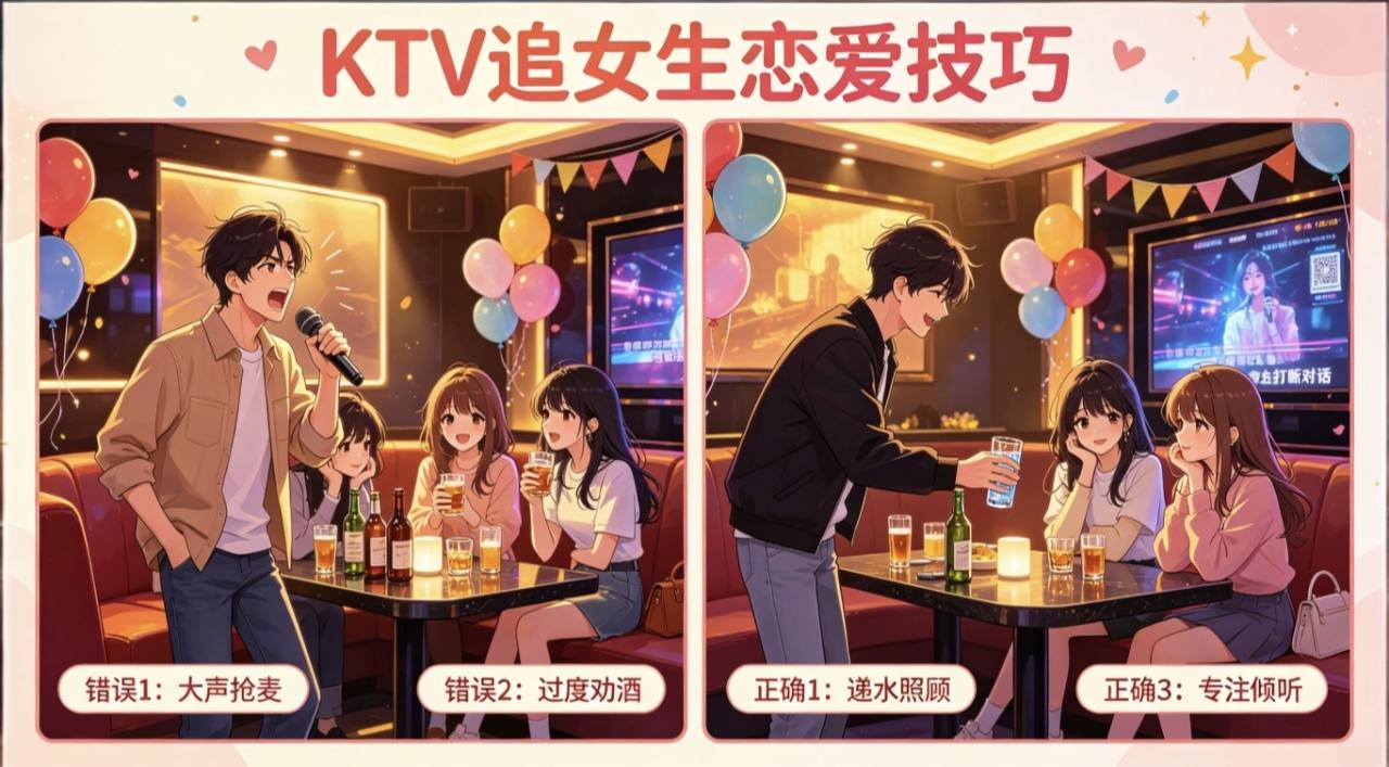 KTV追女生避坑指南：这5个错误别犯，不然再帅也白搭